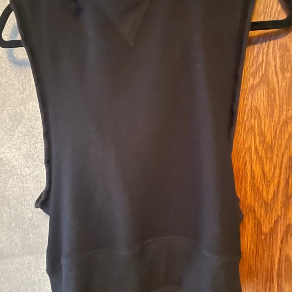 Freepeople movement black sleeveless hoodie SZ S - Picture 7 of 12